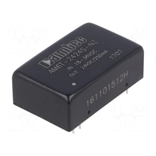 Converter: DC/DC | 6W | Uin: 18÷36V | 24VDC | Iout: 250mA | DIP24 | 14g