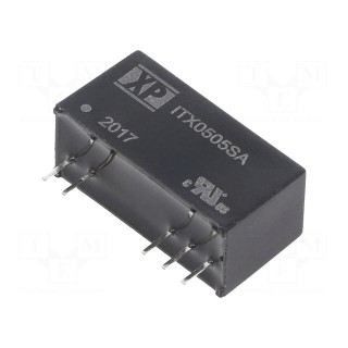Converter: DC/DC | 6W | Uin: 4.5÷9V | Uout: 5VDC | Iout: 1200mA | SIP8
