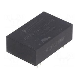 Converter: DC/DC | 6W | Uin: 9÷36V | 15VDC | Iout: 400mA | DIP24 | 13g