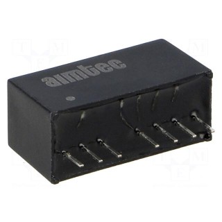 Converter: DC/DC | 6W | Uin: 18÷75V | 24VDC | Iout: 250mA | SIP8 | 4.8g