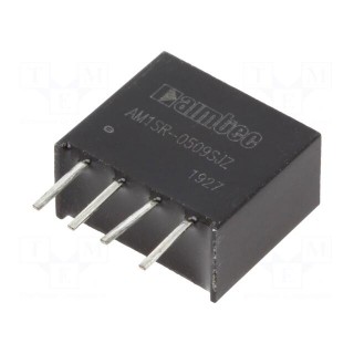 Converter: DC/DC | 750mW | Uin: 4.75÷5.25V | Uout: 9VDC | Iout: 83mA