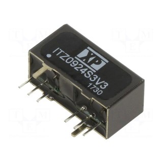 Converter: DC/DC | 9W | Uin: 9÷36V | Uout: 3.3VDC | Iout: 2000mA | SIP8