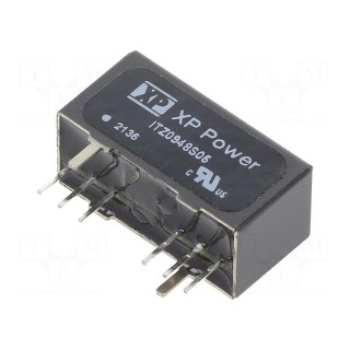 Converter: DC/DC | 9W | Uin: 9÷36V | Uout: 5VDC | Iout: 1600mA | SIP8 | THT