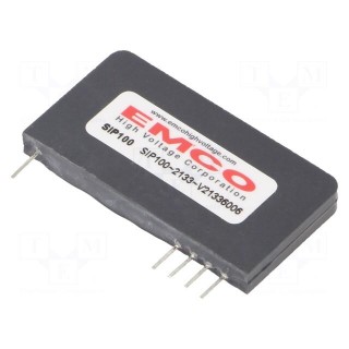 Converter: DC/DC | Uin: 4÷6.7V | Uout: 25÷100VDC | Iout: 10mA | THT | SIP