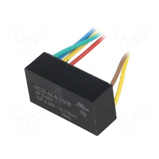 Converter: DC/DC | Uin: 9÷60V | Uout: 2÷56VDC | Iout: 700mA | cables