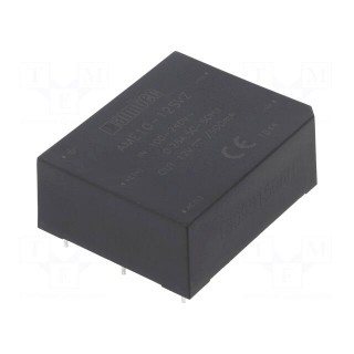 Converter: AC/DC | 10.8W | Uout: 12VDC | Iout: 0.9A | 80% | Mounting: PCB
