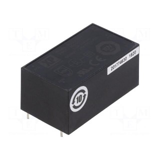 Converter: AC/DC | 10W | 85÷264VAC | 24VDC | Iout: 420mA | OUT: 1 | 80% | PCB