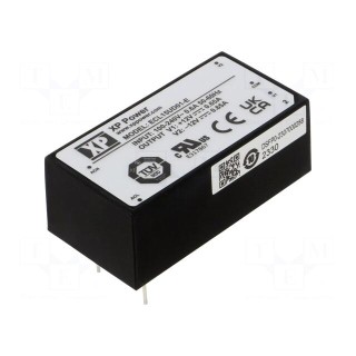 Converter: AC/DC | 15W | 85÷264VAC | Usup: 120÷370VDC | Uout: 12VDC