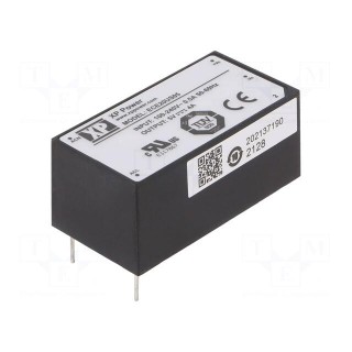 Converter: AC/DC | 20W | 85÷264VAC | Usup: 120÷370VDC | Uout: 5VDC | 77%