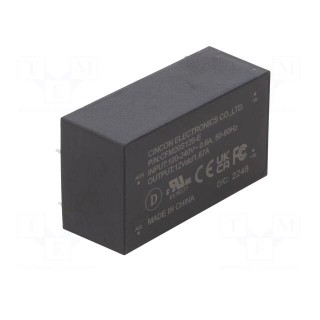 Converter: AC/DC | 20W | 90÷264VAC | Usup: 120÷370VDC | Uout: 12VDC