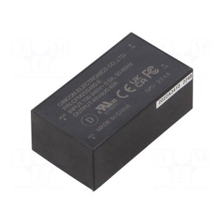 Converter: AC/DC | 20W | 90÷264VAC | Usup: 120÷370VDC | Uout: 48VDC