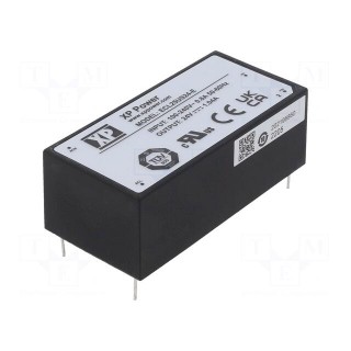 Converter: AC/DC | 25W | 85÷264VAC | Usup: 120÷370VDC | Uout: 24VDC