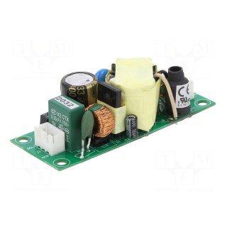 Power supply: switched-mode | open | 25W | 90÷264VAC | 12VDC | 2.1A
