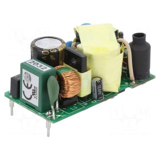 Converter: AC/DC | 25W | 90÷264VAC | 12VDC | Iout: 2.1A | 84% | THT | KPSB25