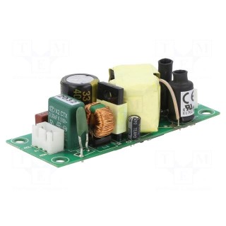Power supply: switched-mode | open | 25W | 90÷264VAC | 36VDC | 0.7A