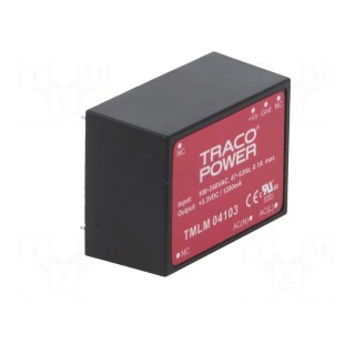 Converter: AC/DC | 4W | Uout: 3.3VDC | Iout: 1200mA | 67% | Mounting: PCB