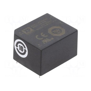 Converter: AC/DC | 5W | 85÷264VAC | 3.3VDC | Iout: 1210mA | OUT: 1 | 78%