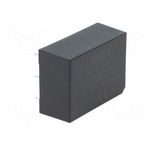 Converter: AC/DC | 5W | Uout: 5VDC | Iout: 1A | 75% | Mounting: PCB | 4kV