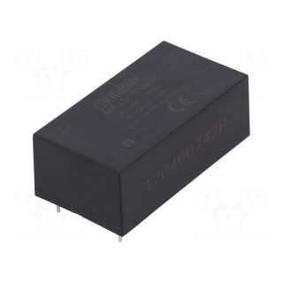 Converter: AC/DC | 5W | Uout: 5VDC | Iout: 1A | 76% | Mounting: PCB | 4kV