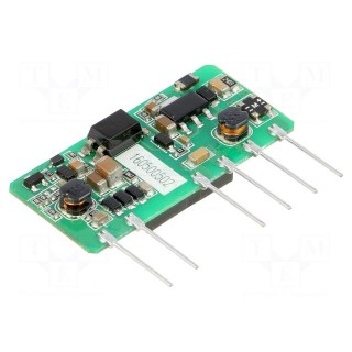 Converter: AC/DC | 5W | Uout: 5VDC | Iout: 1000mA | 74% | Mounting: PCB