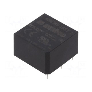 Converter: AC/DC | 5W | Uout: 15VDC | Iout: 0.33A | 78% | Mounting: PCB