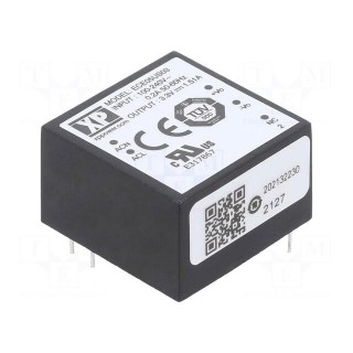 Converter: AC/DC | 5W | 85÷264VAC | Usup: 120÷370VDC | Uout: 3.3VDC