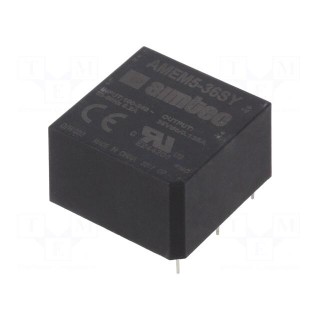 Converter: AC/DC | 5W | Uout: 36VDC | Iout: 0.135A | 78% | Mounting: PCB