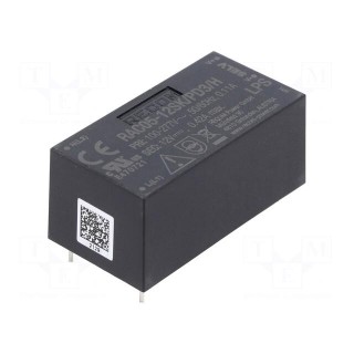 Converter: AC/DC | 5W | 90÷318VAC | 12VDC | Iout: 420mA | 74% | PCB | 5400V