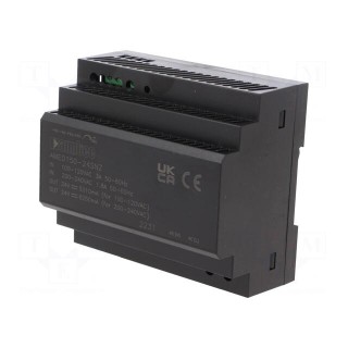 Power supply: switched-mode | for DIN rail | 150W | 24VDC | 6.25A