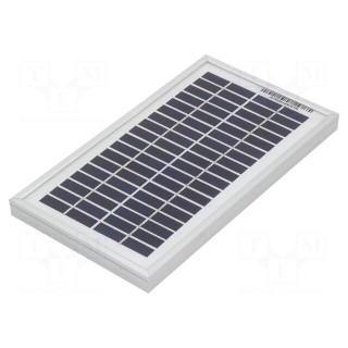 Photovoltaic cell | polycrystalline silicon | 251x140x17mm | 3W