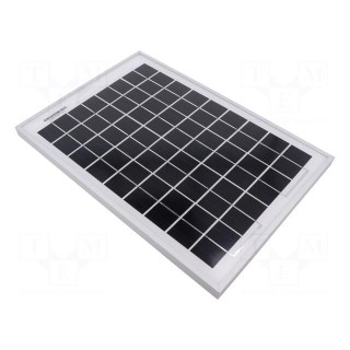 Photovoltaic cell | polycrystalline silicon | 354x251x17mm | 10W