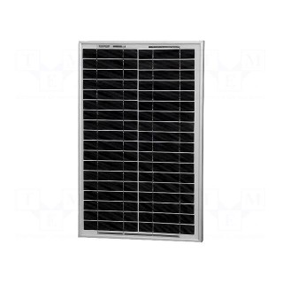 Photovoltaic cell | polycrystalline silicon | 505x353x25mm | 20W
