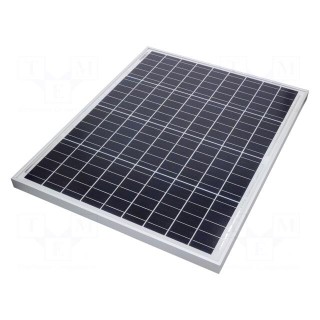 Photovoltaic cell | polycrystalline silicon | 670x530x25mm | 50W
