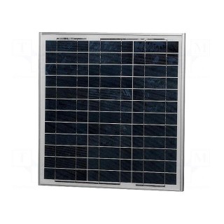 Photovoltaic cell | polycrystalline silicon | 680x353x25mm | 30W