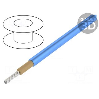 Wire | EN50618,SOLARFLEX®-X H1Z2Z2-K | stranded | Cu | 10mm2 | PO | blue