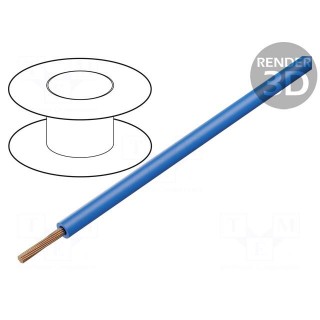 Wire | FlexiVolt-1V,Flexivolt® | stranded | Cu | 2.5mm2 | blue | PVC