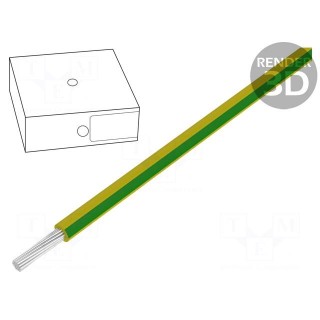 Wire | ÖLFLEX® WIRE MS 2.1 | stranded | Cu | 1mm2 | PVC | green-yellow