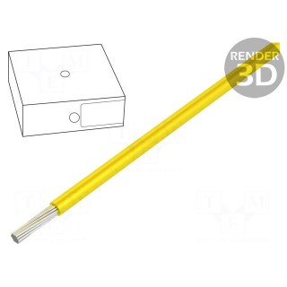 Wire | ÖLFLEX® WIRE MS 2.1 | stranded | Cu | 0.75mm2 | PVC | yellow | 100m