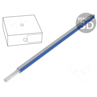 Wire | ÖLFLEX® WIRE MS 2.1 | stranded | Cu | 1.5mm2 | PVC | white-blue