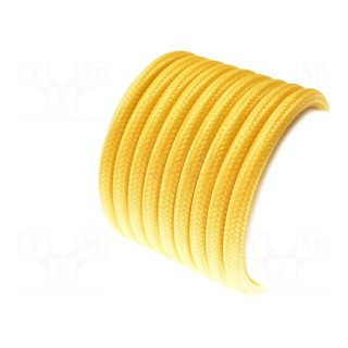 Wire | H03VV-F,OMY | 2x0.75mm2 | round | stranded | Cu | PVC | textile