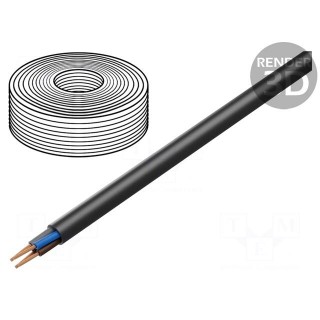 Wire | H07RN-F,TITANEX® | 4G50mm2 | round | stranded | Cu | rubber | black