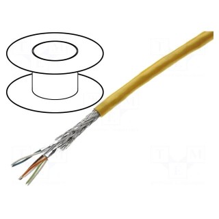 Wire | S/FTP | 4x2x26AWG | industrial Ethernet | 6a | stranded | Cu | PVC