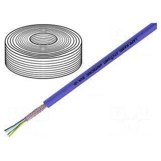 Wire | UNITRONIC® BUS LD | 1x2x0.22mm2 | stranded | Cu | PVC | violet