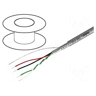 Wire | 1x2x0.08mm2,2x0.14mm2 | USB 2.0 | stranded | OFC | transparent