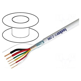 Wire | 2x0.5mm2,4x0.22mm2 | shielded,Al-PET foil | PVC FirestoP®