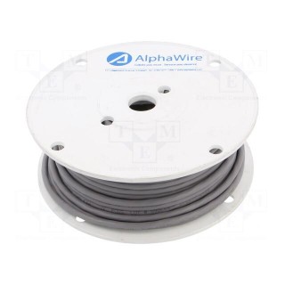 Wire | Alpha Essential C&C | 3x22AWG | Al-PET foil | PVC | dark grey