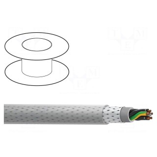 Wire | MACHFLEX 350CY | 3G2,5mm2 | tinned copper braid | PVC | 100m