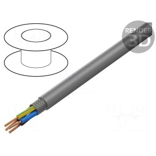 Wire | H05VVC4V5-K,ÖLFLEX® 150CY | 5G1.5mm2 | PVC | grey | 300V,500V