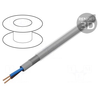 Wire | ÖLFLEX® CLASSIC 100 CY | 2x1mm2 | tinned copper braid | PVC