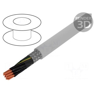 Wire | ÖLFLEX® CLASSIC 115 CY | 18G1.5mm2 | PVC | grey | 300V,500V